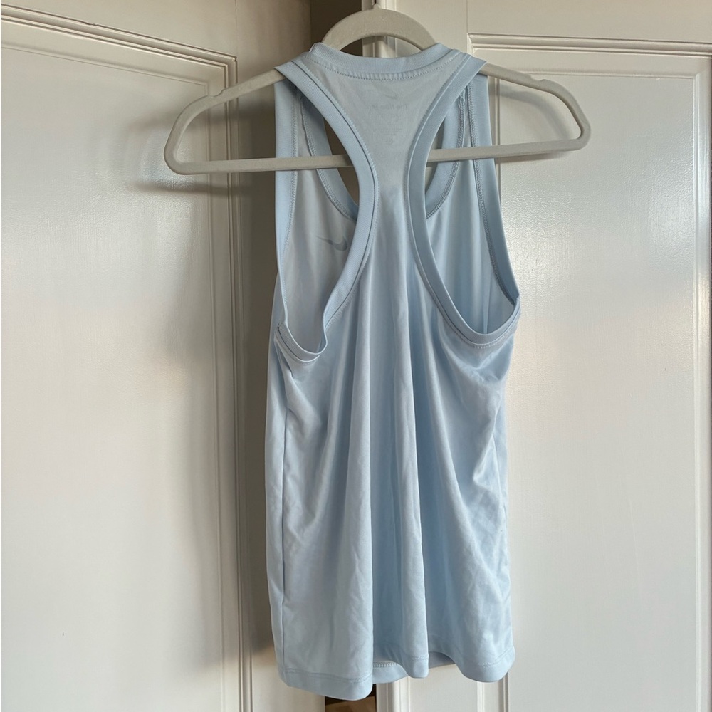 New Nike Dri-Fit Racerback Tank in Armory Light Blue - Picture 10 of 10
